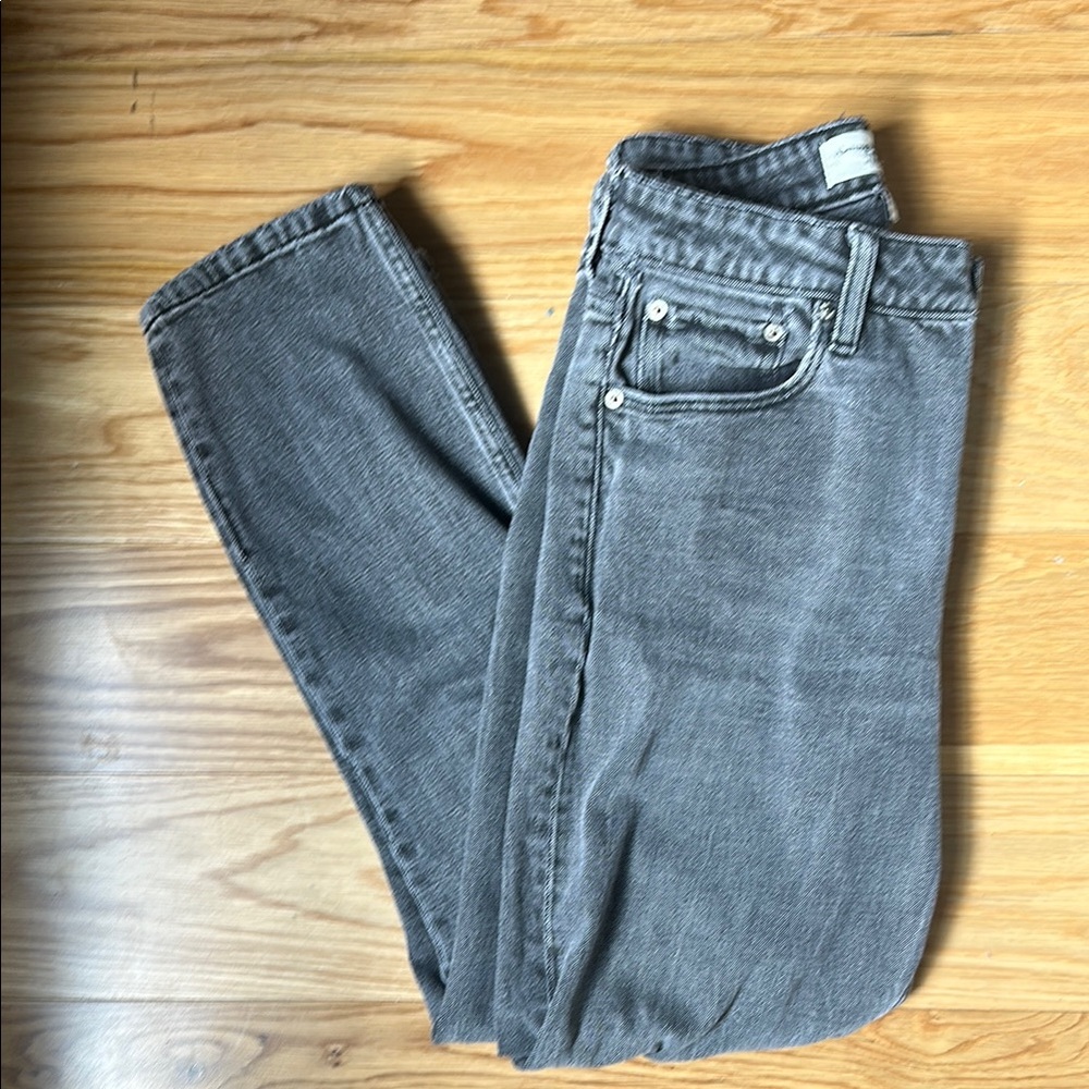 Abercrombie and Fitch Mom High Rise jeans black 4